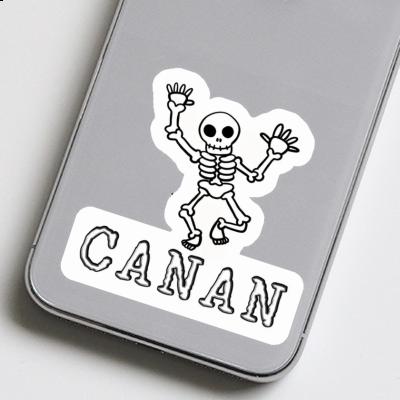 Sticker Canan Skeleton Notebook Image