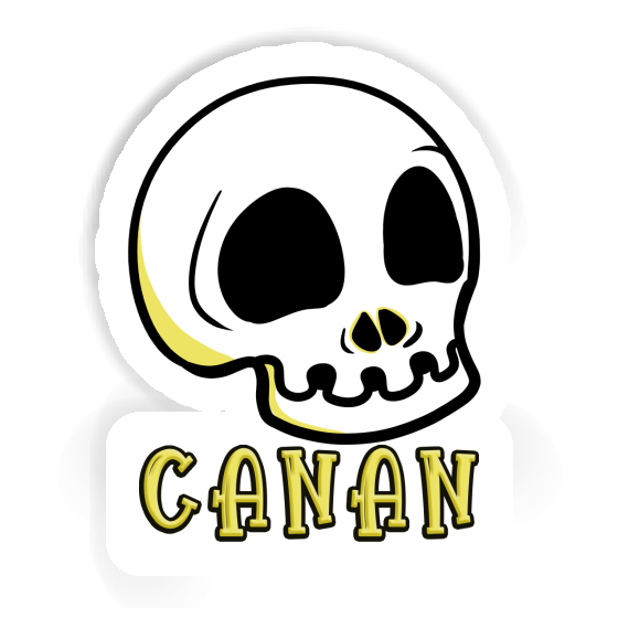 Canan Aufkleber Totenkopf Image