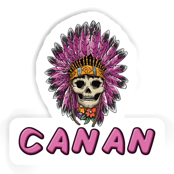 Sticker Lady Totenkopf Canan Gift package Image