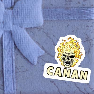 Sticker Canan Skull Gift package Image