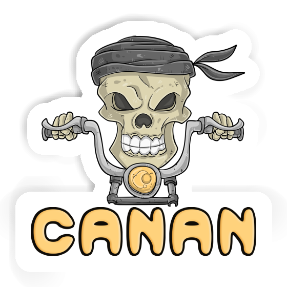 Canan Sticker Motorbike Rider Notebook Image