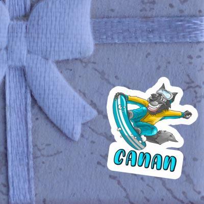 Autocollant Snowboardeur Canan Gift package Image