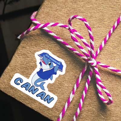 Canan Sticker Dolphin Notebook Image