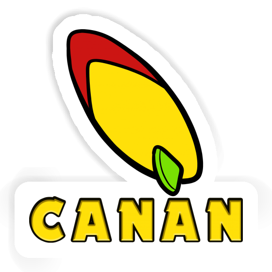 Sticker Canan Surfboard Notebook Image