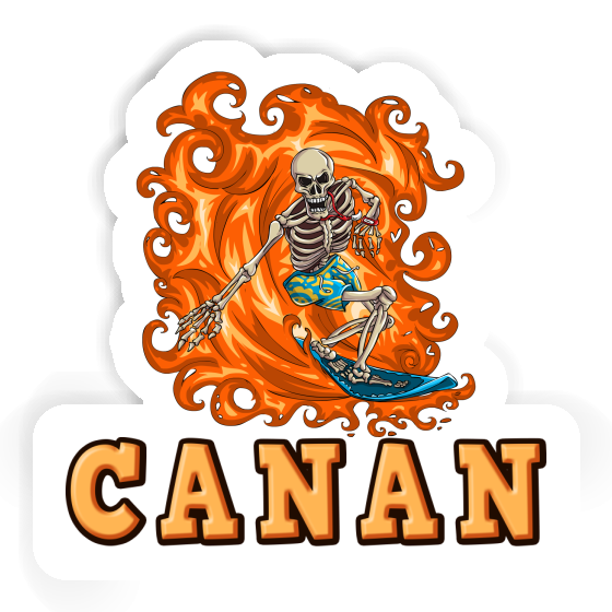 Canan Sticker Surfer Image