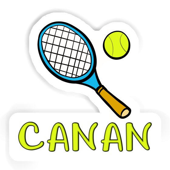 Sticker Tennis Racket Canan Image