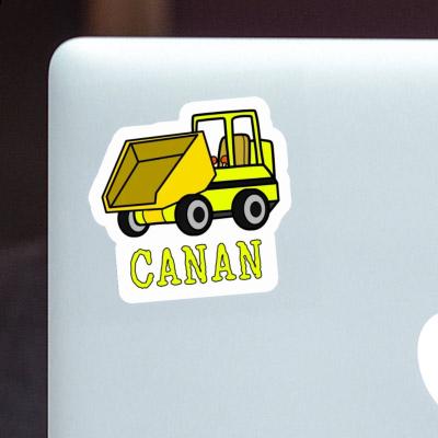 Canan Sticker Front Tipper Laptop Image