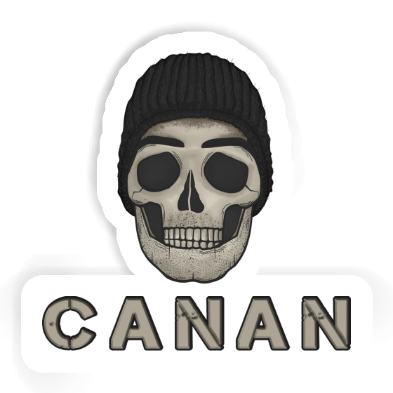 Sticker Canan Skull Notebook Image