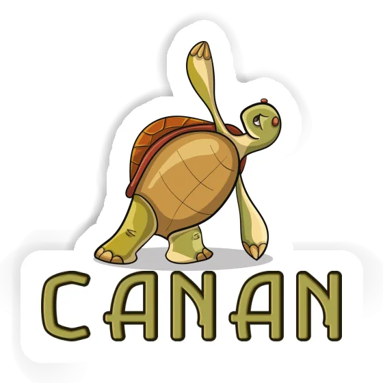 Canan Sticker Yoga Turtle Gift package Image