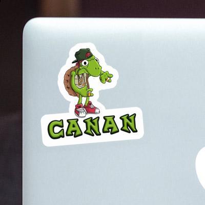 Canan Sticker Hip Hop Schildkröte Laptop Image