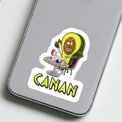 Canan Sticker Avocado Image