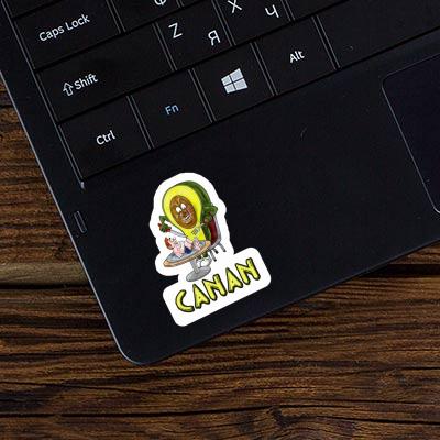 Canan Sticker Avocado Notebook Image