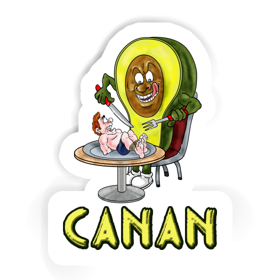 Canan Sticker Avocado Laptop Image