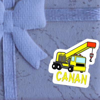 Truck crane Sticker Canan Notebook Image