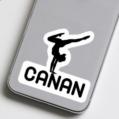 Canan Sticker Yoga Woman Gift package Image