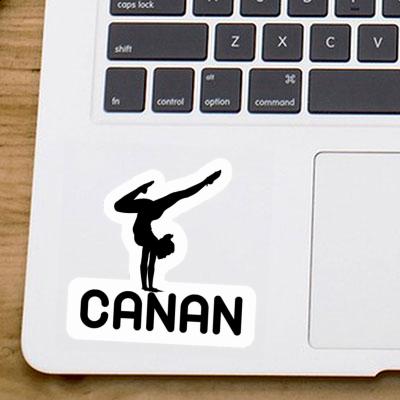 Canan Sticker Yoga Woman Gift package Image