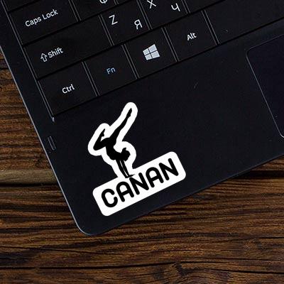 Canan Sticker Yoga Woman Image