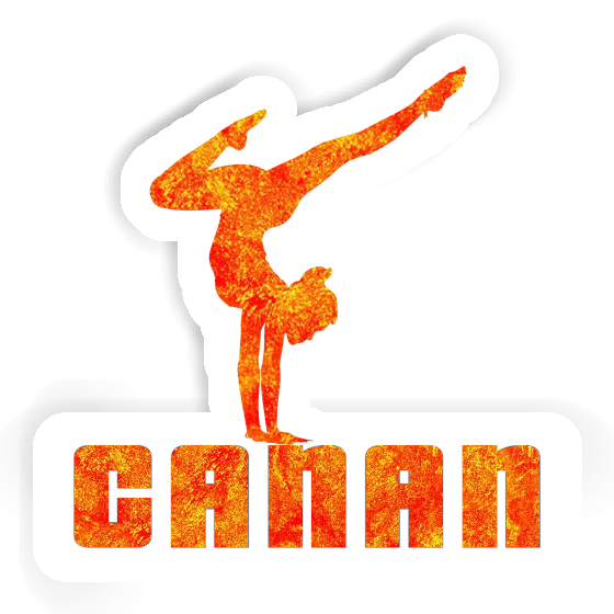 Sticker Yoga Woman Canan Gift package Image