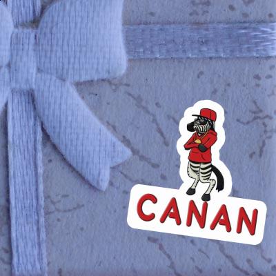 Sticker Canan Zebra Gift package Image