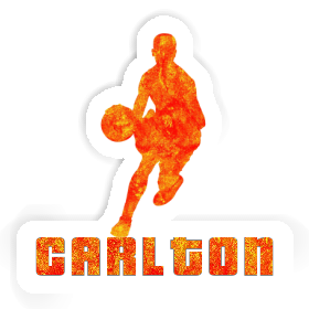 Sticker Carlton Basketball Player Image