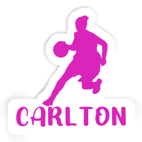 Carlton Sticker Basketball Player Image