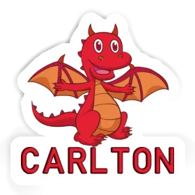 Carlton Sticker Baby Dragon Image