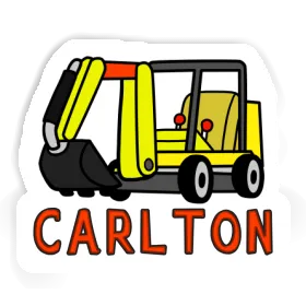 Sticker Carlton Mini-Excavator Image