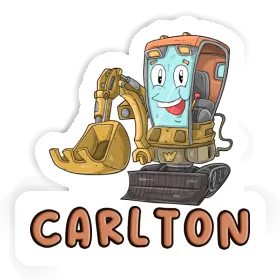 Sticker Excavator Carlton Image