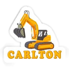 Excavator Sticker Carlton Image