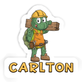 Sticker Construction worker Carlton Image