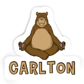 Sticker Carlton Yogi Image