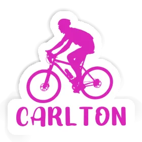 Carlton Sticker Biker Image