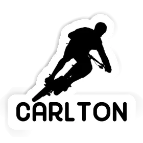 Sticker Carlton Biker Image