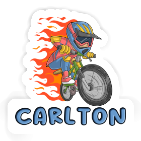 Carlton Sticker Freeride Biker Image