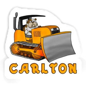 Carlton Sticker Bulldozer Image