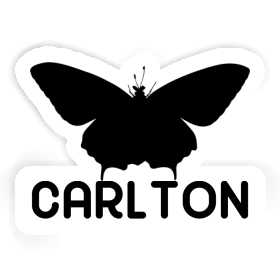 Sticker Carlton Butterfly Image