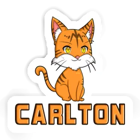 Carlton Sticker Cat Image