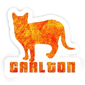 Cat Sticker Carlton Image