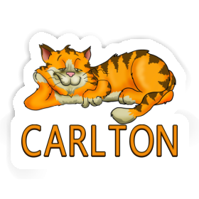 Sticker Carlton Cat Image