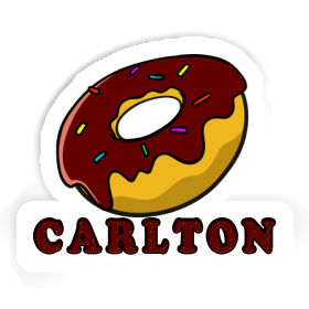 Doughnut Sticker Carlton Image