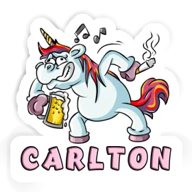 Sticker Carlton Unicorn Image