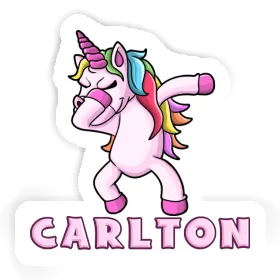 Sticker Dabbing Unicorn Carlton Image