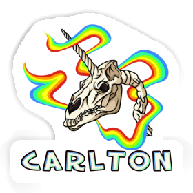 Sticker Carlton Skull Image