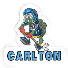 Sticker Hockey Player Carlton Image