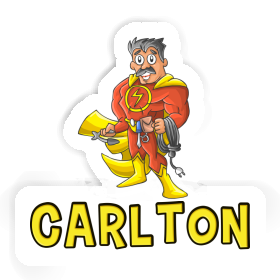 Electrician Sticker Carlton Image