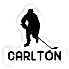 Carlton Sticker Hockey Player Image