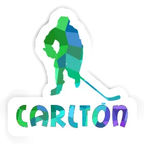 Carlton Sticker Hockey Player Image