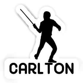 Fencer Sticker Carlton Image