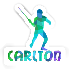 Fencer Sticker Carlton Image