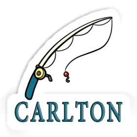 Sticker Fishing Rod Carlton Image